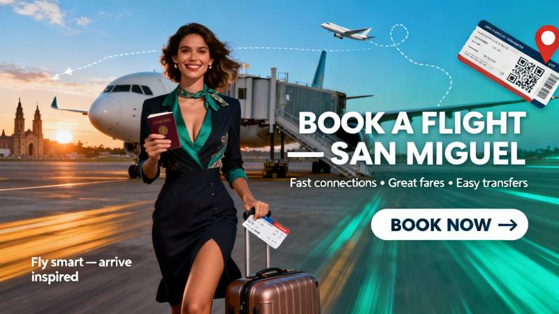 Book a flight to San Miguel de Allende